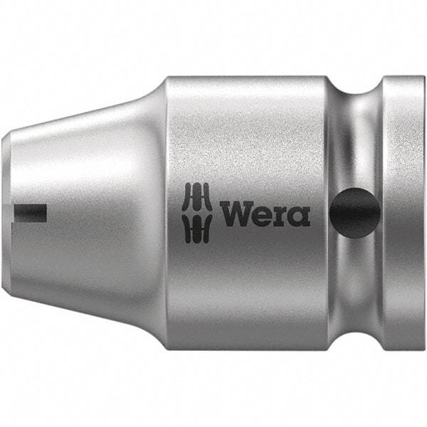 Wera - Socket Adapters & Universal Joints Type: Square-Drive to Hex Bit Adapter Female Size: 3/8 Socket Drive to 5/16 Hex - Caliber Tooling