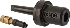 Collis Tool - 4MT Outside Taper, 1-1/4" Hole Diam, Coolant Adapter - 4-1/2" Projection, 9.13" OAL, Through Coolant - Exact Industrial Supply