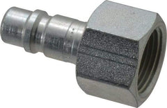 Parker - 3/4-14 Female NPTF Tru-Flate Automotive Pneumatic Hose Connector - Steel, 1/2" Body Diam - Caliber Tooling