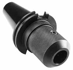 Made in USA - CAT50 Outside Taper, R8 Inside Taper, CAT to R8 Taper Adapter - 6" Projection, 1-1/2" Nose Diam - Exact Industrial Supply