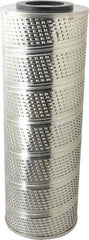 Parker - 6-1/4" OD, 30µ, Resin Cellulose Pleated-Resin Bonded Cartridge Filter - 18" Long - Caliber Tooling