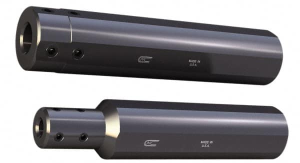 Global CNC Industries - 3" Bore Diam, 4" Shank Diam, Boring Bar Sleeve - 14" OAL, 4" Bore Depth - Exact Industrial Supply