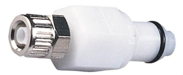 CPC Colder Products - 3/8" OD, Acetal Push-to-Connect Male Connector - 120 Max psi, White - Caliber Tooling