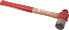 Proto - 2-1/2 Lb Head Ball Pein Hammer - Wood Handle with Red Laquer Grip, 16-3/8" OAL - Caliber Tooling