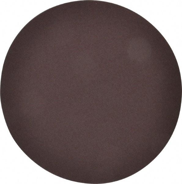 Norton - 8" Diam, 120 Grit Aluminum Oxide Adhesive PSA Disc - Medium Grade, Brown, X Weighted Backing, Flexible - Caliber Tooling