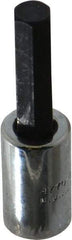 Proto - 1/4" Drive, 1/4" Hex Bit Socket - 1-7/8" OAL, 1" Bit Length - Caliber Tooling