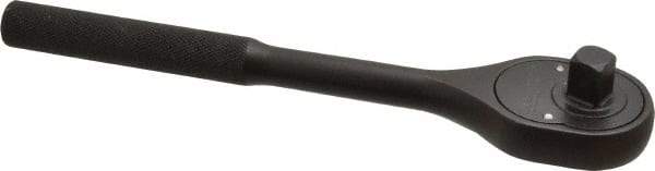 Proto - 1/2" Drive Pear Head Standard Ratchet - Black Oxide Finish, 10" OAL, 24 Gear Teeth, Standard Head - Caliber Tooling