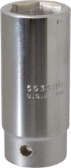 Proto - 1-1/16", 3/4" Drive, Deep Hand Socket - 6 Points, 3-1/2" OAL, Chrome Finish - Caliber Tooling