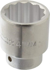 Proto - 3/4" Drive, Standard Hand Socket - 12 Points, 2-5/8" OAL, Chrome Finish - Caliber Tooling