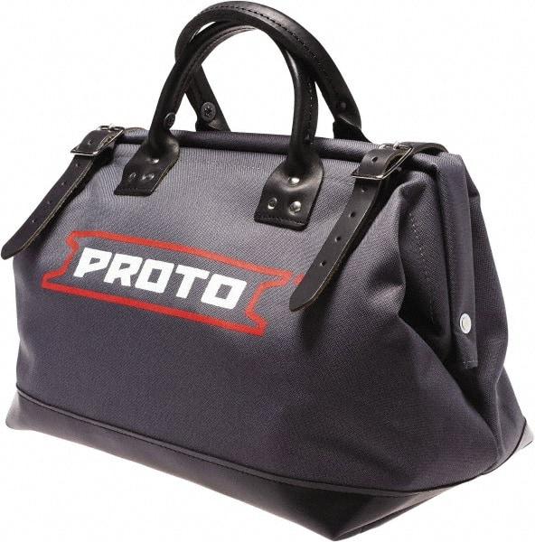 Proto - 1 Pocket White Canvas Tool Bag - 14" Wide x 14" Deep x 14" High - Caliber Tooling