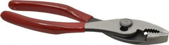 Proto - 6-9/16" OAL, 1-3/4" Jaw Length, 1-3/16" Jaw Width, Combination Slip Joint Pliers - Regular Nose Head, Standard Tool, Wire Cutting Shear - Caliber Tooling