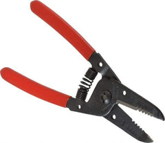 Proto - 30 to 22 AWG Capacity Wire Stripper - 6-1/16" OAL, Plastisol Handle - Caliber Tooling