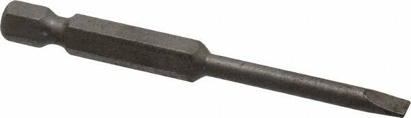 Irwin - 5/32" Slotted Screwdriver Bit - 1/4" Hex Drive, 2-3/4" OAL - Caliber Tooling