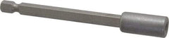 Irwin - 1/4" Slotted Screwdriver Bit - 1/4" Hex Drive, 3-3/4" OAL - Caliber Tooling