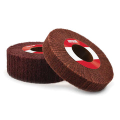 Superior Abrasives - Unmounted Flap Wheels; Abrasive Type: Non-Woven ; Outside Diameter (Inch): 8 ; Face Width (Inch): 2 ; Center Hole Size (Inch): 3 ; Abrasive Material: Aluminum Oxide ; Grade: Fine - Exact Industrial Supply