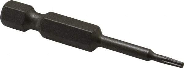 Irwin - T6 Torx Bit - 1/4" Hex Drive, 1-15/16" OAL - Caliber Tooling