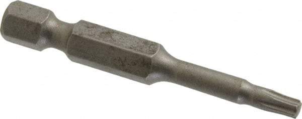 Irwin - T15 Torx Bit - 1/4" Hex Drive, 1-15/16" OAL - Caliber Tooling