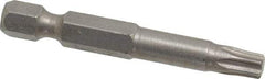 Irwin - T27 Torx Bit - 1/4" Hex Drive, 1-15/16" OAL - Caliber Tooling