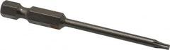 Irwin - T8 Torx Bit - 1/4" Hex Drive, 2-3/4" OAL - Caliber Tooling