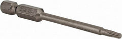 Irwin - T9 Torx Bit - 1/4" Hex Drive, 2-3/4" OAL - Caliber Tooling