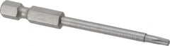 Irwin - T10 Torx Bit - 1/4" Hex Drive, 2-3/4" OAL - Caliber Tooling