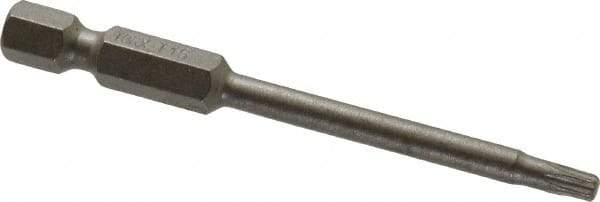 Irwin - T15 Torx Bit - 1/4" Hex Drive, 2-3/4" OAL - Caliber Tooling