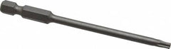 Irwin - T15 Torx Bit - 1/4" Hex Drive, 3-1/2" OAL - Caliber Tooling