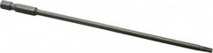 Irwin - T15 Torx Bit - 1/4" Hex Drive, 6" OAL - Caliber Tooling