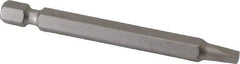 Irwin - #2" Square Size Square Recess Bit - 1/4" Hex Drive, 2-3/4" OAL - Caliber Tooling