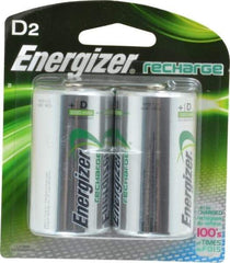 Energizer - Size D, NiMH, 2 Pack, Standard Battery - 1.2 Volts, Button Tab Terminal - Caliber Tooling