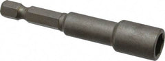 Irwin - 5/16" Nonmagnetic Nutsetter - 1/4" Hex Drive, 2-9/16" OAL - Caliber Tooling