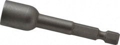 Irwin - 3/8" Magnetic Nutsetter - 1/4" Hex Drive, 2-9/16" OAL, 9/16" Socket Nose Diam - Caliber Tooling