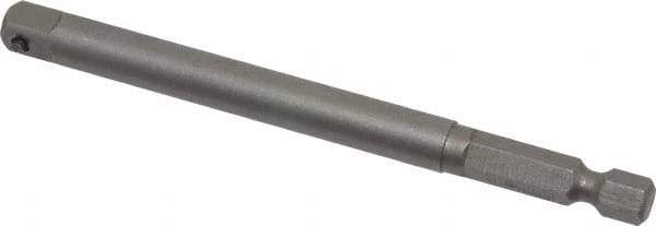 Irwin - 1/4" Hex to Square Adapter - 1/4" Hex Drive, 4" OAL - Caliber Tooling