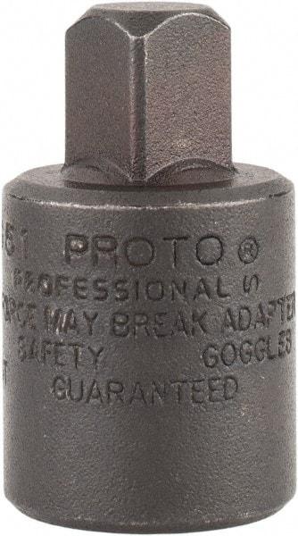 Proto - 3/8 Male 1/2 Female Impact Drive Adapter - 1-7/16" OAL - Caliber Tooling