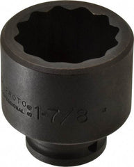 Proto - 3/4" Drive 1-7/8" Standard Impact Socket - 12 Points, 2-13/16" OAL - Caliber Tooling