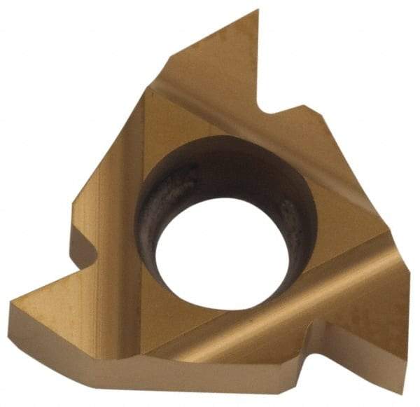 Hertel - 16ER External Right Hand 11 Whitworth Laydown Threading Insert - Grade HG330TR, TiAlN Coated Carbide - Caliber Tooling