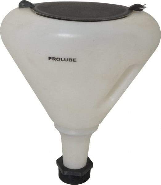 PRO-LUBE - 9-1/2" Diam, Spill Proof Funnel - Caliber Tooling