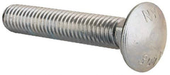 Value Collection - 7/16-14 UNC 2-1/2" Length Under Head, Standard Square Neck, Carriage Bolt - Grade 2 Steel, Zinc-Plated Finish - Caliber Tooling