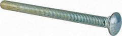 Value Collection - 7/16-14 UNC 6" Length Under Head, Standard Square Neck, Carriage Bolt - Grade 2 Steel, Zinc-Plated Finish - Caliber Tooling