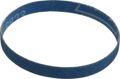 Norton - 1/2" Wide x 12" OAL, 60 Grit, Zirconia Alumina Abrasive Belt - Zirconia Alumina, Medium, Coated, X Weighted Cloth Backing, Series R823 - Caliber Tooling