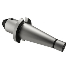 Collis Tool - NMTB40 Taper Shank 1/2" Hole End Mill Holder/Adapter - 1-3/8" Nose Diam, 2-5/16" Projection, 5/8-11 Drawbar - Exact Industrial Supply