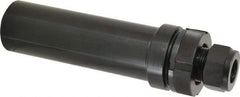 Kennametal - Straight Shank, Series DA180, Double Angle Reamer Collet Chuck - 2.88 Inch Projection, 1/32 to 3/4 Inch Collet Capacity, 6 Inch Shank Length, Through Coolant - Exact Industrial Supply