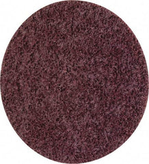 3M - 4-1/2" Coarse Grade Ceramic Deburring Disc - Quick Change Connection, Maroon, 13,300 Max RPM - Caliber Tooling