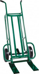 Valley Craft - 1,000 Lb Capacity 48" OAH Hand Truck - Dual Handle, Steel, Pneumatic Wheels - Caliber Tooling