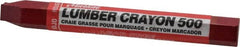 Markal - Clay Based Lumber Crayon - Red - Caliber Tooling