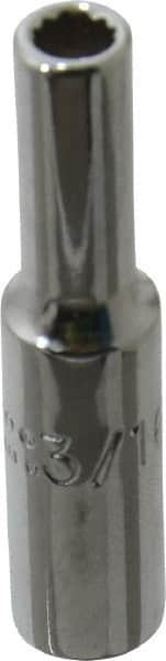 Proto - 1-1/2", 1/2" Drive, Deep Hand Socket - 12 Points, 2" OAL, Chrome Finish - Caliber Tooling