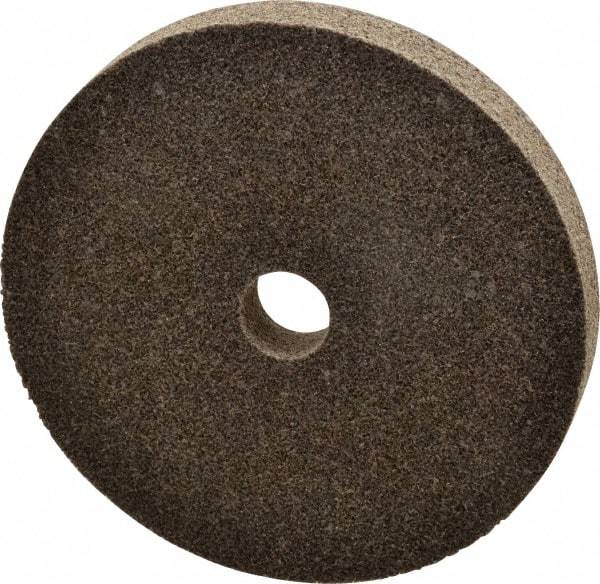 3M - 8" Diam, 1" Face Width, 1-1/4" Center Hole, Coarse Grade, Aluminum Oxide Deburring Wheel - Unitized, Hard Density 8 Grade, 5,500 RPM - Caliber Tooling