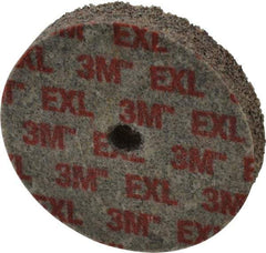 3M - 3" Diam, 1/2" Face Width, 3/8" Center Hole, Very Coarse Grade, Aluminum Oxide Deburring Wheel - Unitized, Hard Density 8 Grade, 15,100 RPM - Caliber Tooling