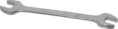 Proto - 24mm x 26mm Standard Open End Wrench - 11-3/8" OAL, Double End, Satin Finish, 15° Head Angle - Caliber Tooling