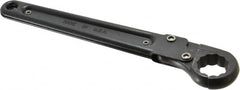 Proto - 15/16", Black Finish, Ratcheting Flare Nut Wrench - 12 Points, 9-3/8" OAL, Steel, Single End Head - Caliber Tooling